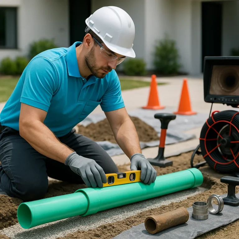 Bellied Sewer Line Fix