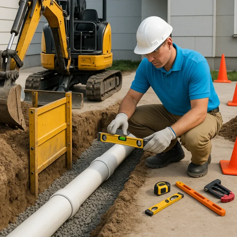 Sewer Line Excavation